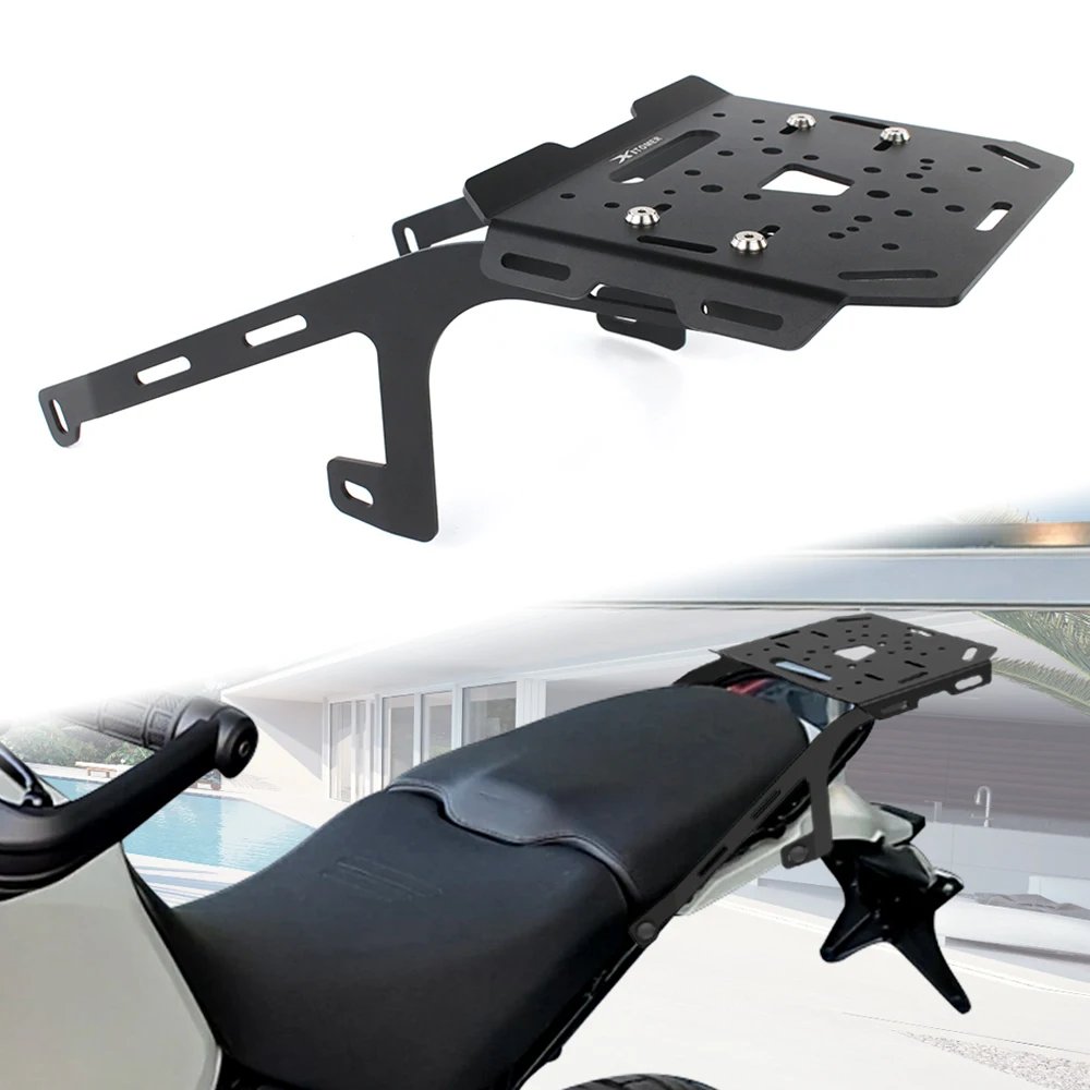 

Motorcycle Rear Luggage Rack Top Case Mount Plate Luggage Rack Carrier Roll Bags Rack DesertX 2022 2023 2024 2025 For Ducati