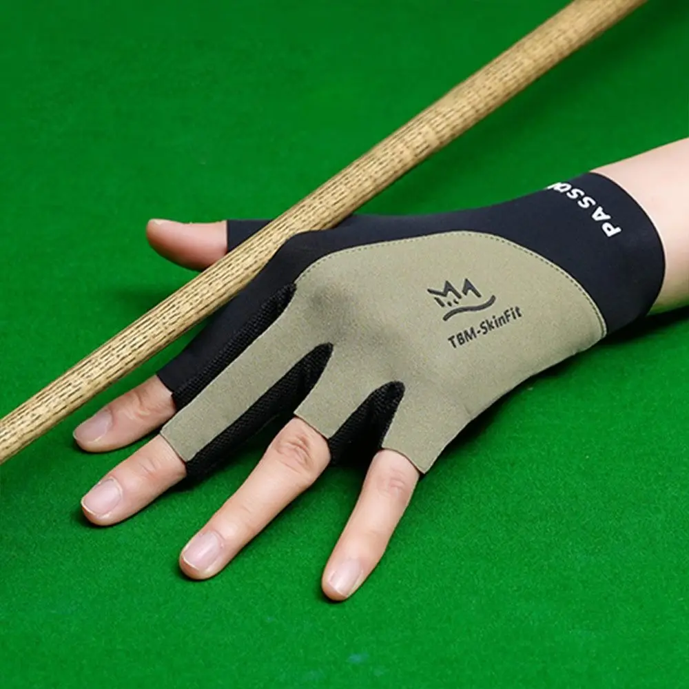 Guantes de billar elásticos de seda de hielo, transpirables antideslizantes