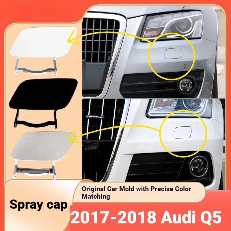 Compatible with 08-17 Audi Q5 headlight water spray cover, Q5 headlight washer cover, bumper cover, front bar water spray gun co