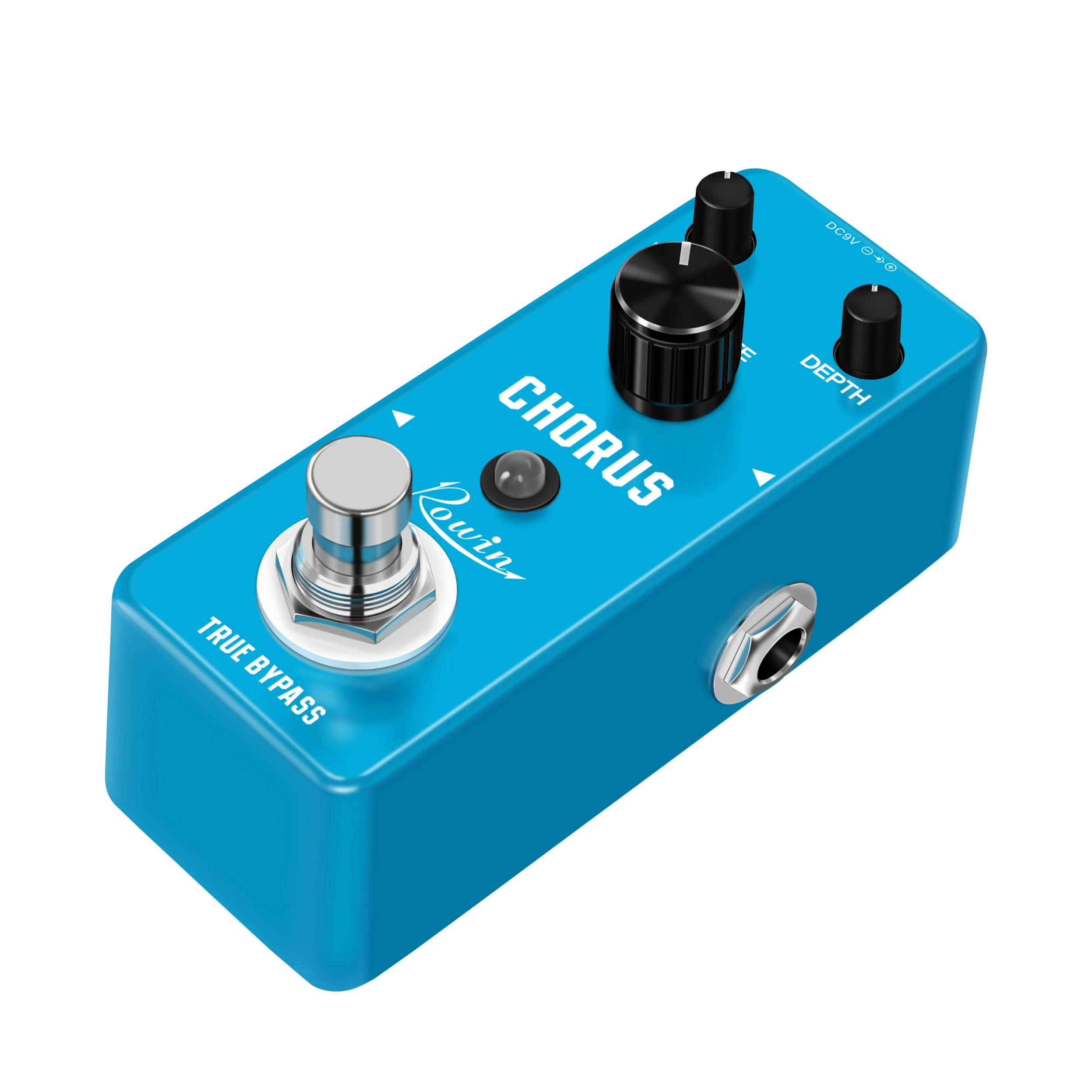 Rowin Chorus  Guitar Effect Analog Chorus Pedals for Guitar with High Warm And Clear Chorus Sound Mini Size True Bypass LEF-304