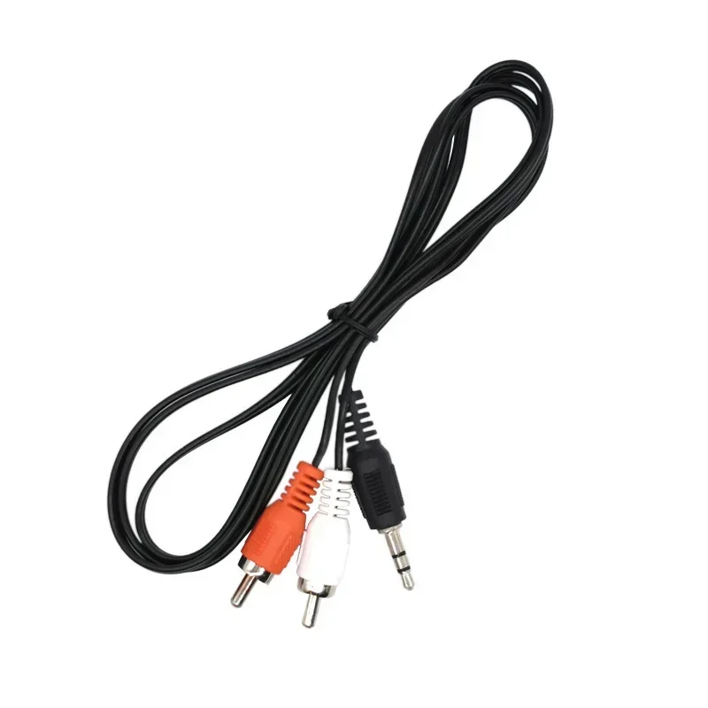 Cavi Audio e Video da 3,5 Jack a 2 RCA maschio a maschio da 2rca a 3.5mm AUX Stereo Audio Car Cable Splitter nuovo cavo Audio da 3.3ft/1m