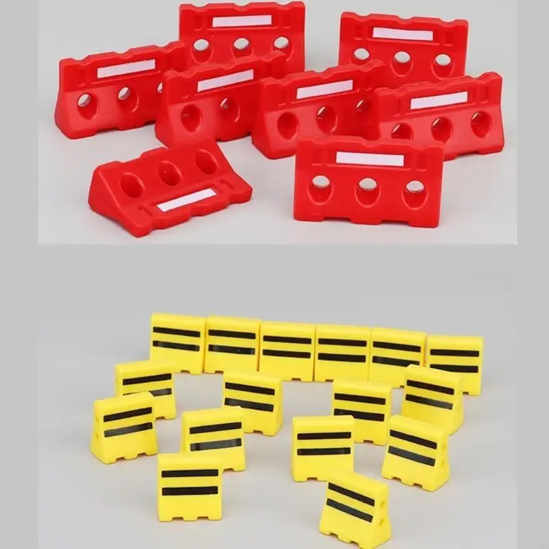 CORB 95/75 Barriere in miniatura per il traffico cittadino per bambini Migliorano l'esperienza apprendimento con disegni e