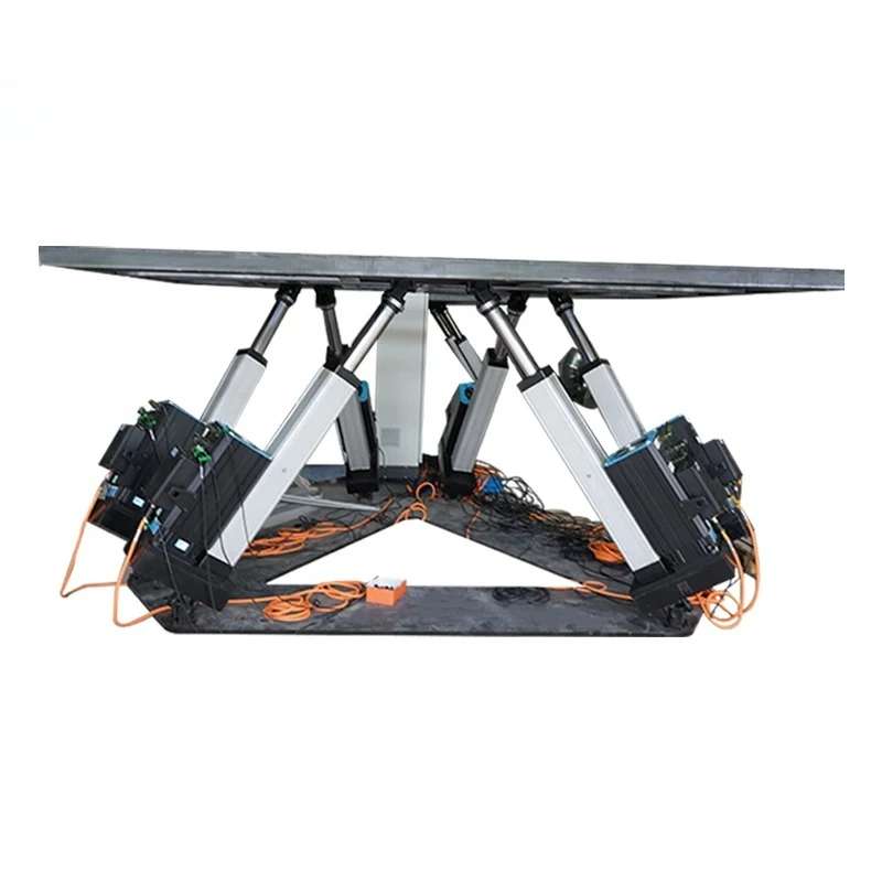 Plate-forme de vol de bateau simulée à Six degrés de liberté, cinéma dynamique de conduite simulé à six axes