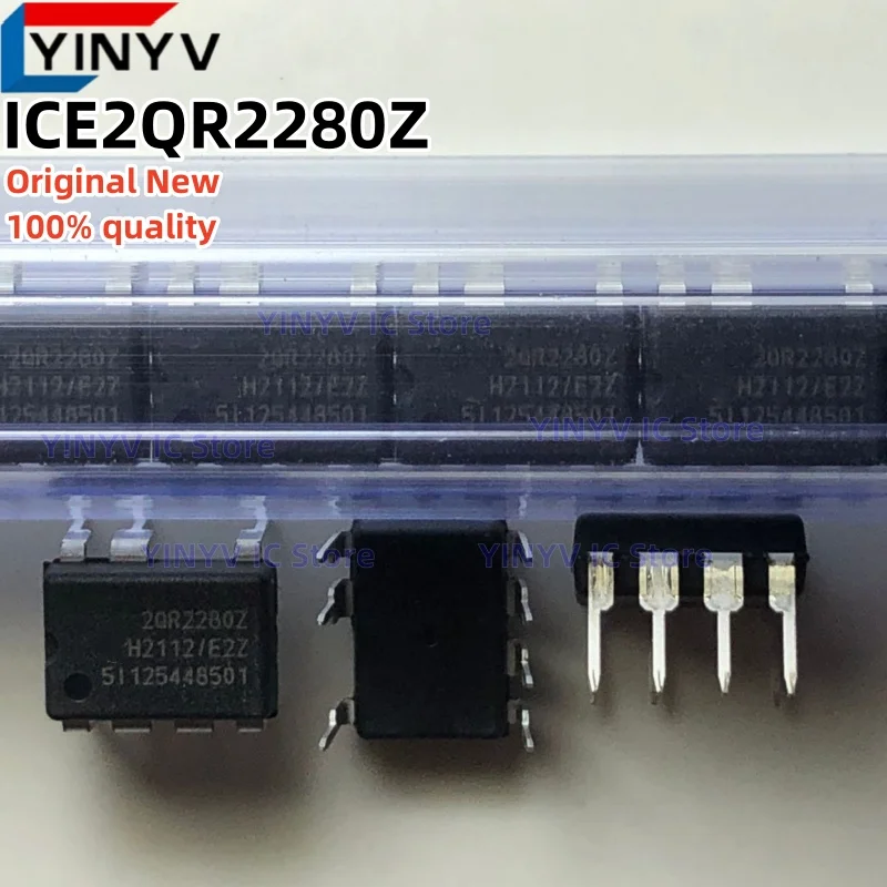 

10PCS ICE2QR2280Z 2QR2280Z DIP7 ICE2QR2280 Off-Line SMPS Quasi-Resonant PWM Controller with integrated 100% New original