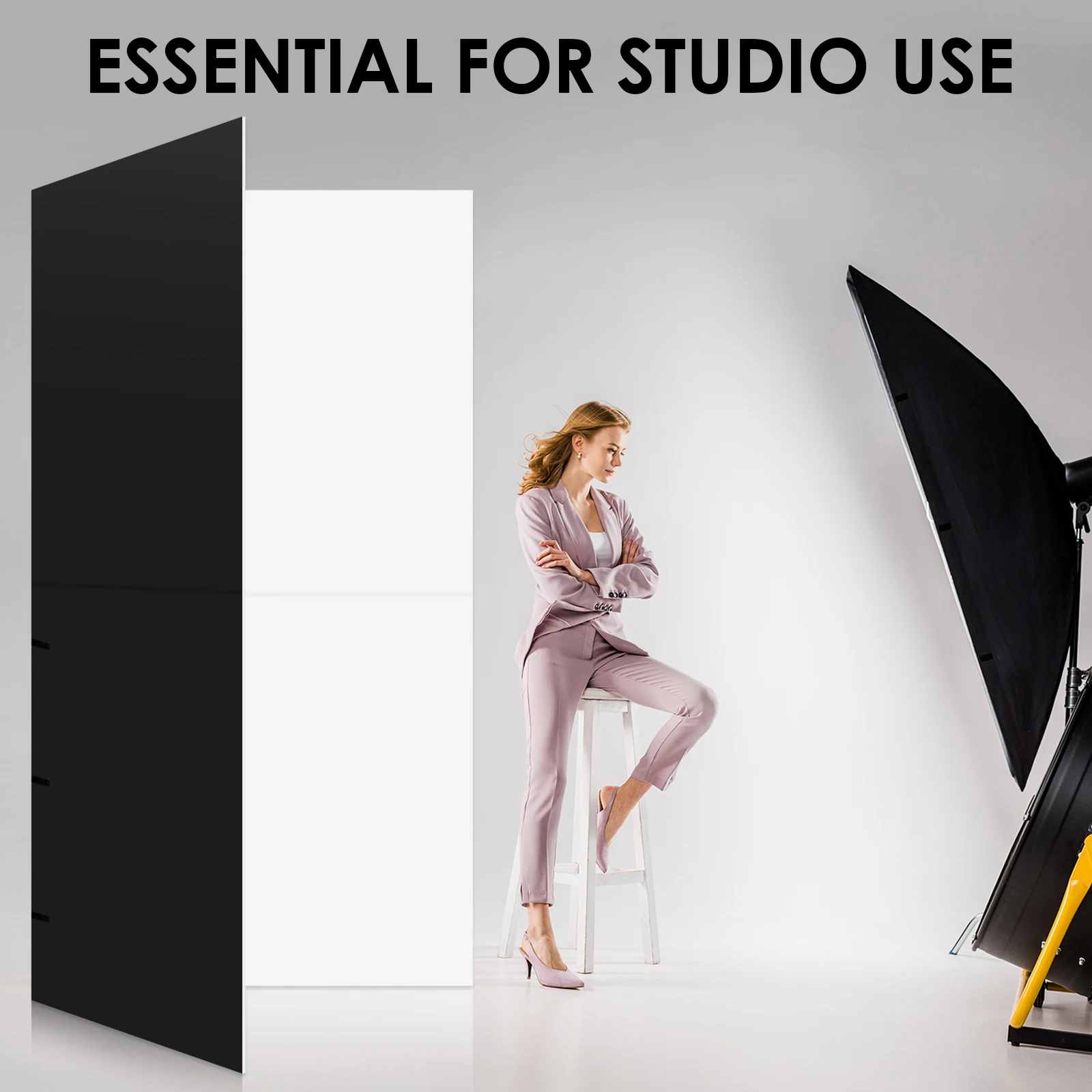 100x100cm Photography Light Reflector Cardboard Photography Collapsible Reflector for Photo Shooting Food Products Other Items