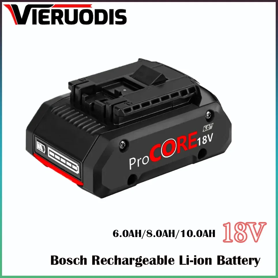 

For Bosch 18V 6.0AH ProCORE Replacement Battery for Bosch Professional System Cordless Tools BAT609 BAT618 GBA18V80 21700 Cell