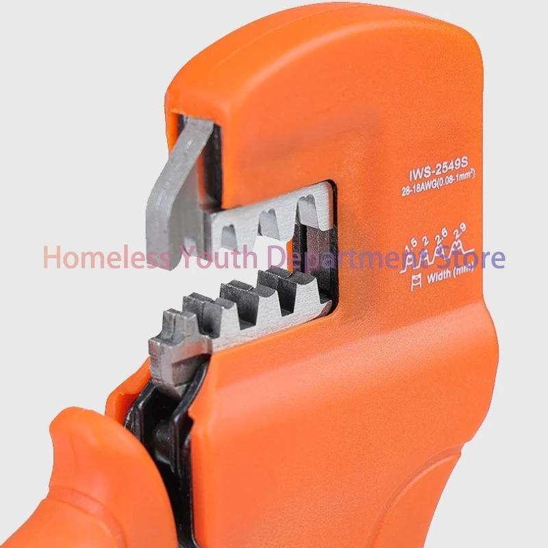 IWS-3220S Wire Crimping Tool for JST, Molex, Dupont Micro Terminals Connectors Crimper, AWG 32-22 Mini Hand Plier image 4