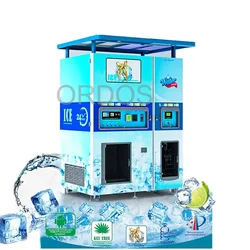 Customized Automatic bag vendor commercial ice and water vending machine