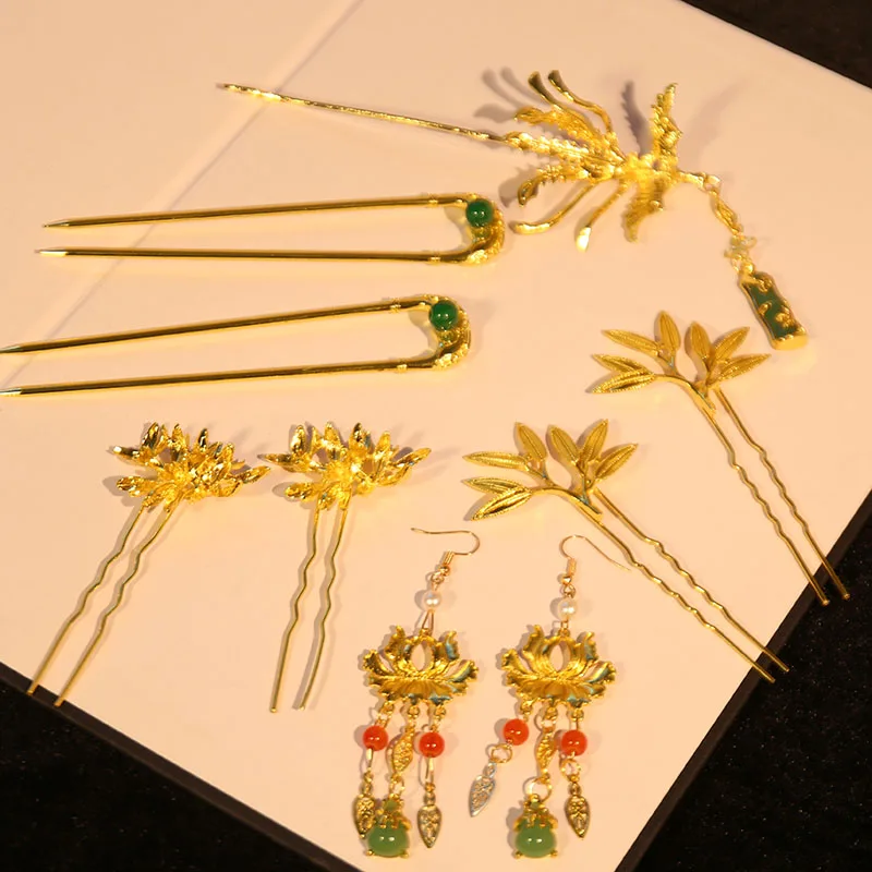 

Bride's head-dress, phoenix hairpin, new Chinese style, simple, exquisite dragon and phoenix gown, hair ornaments, ancient hairp