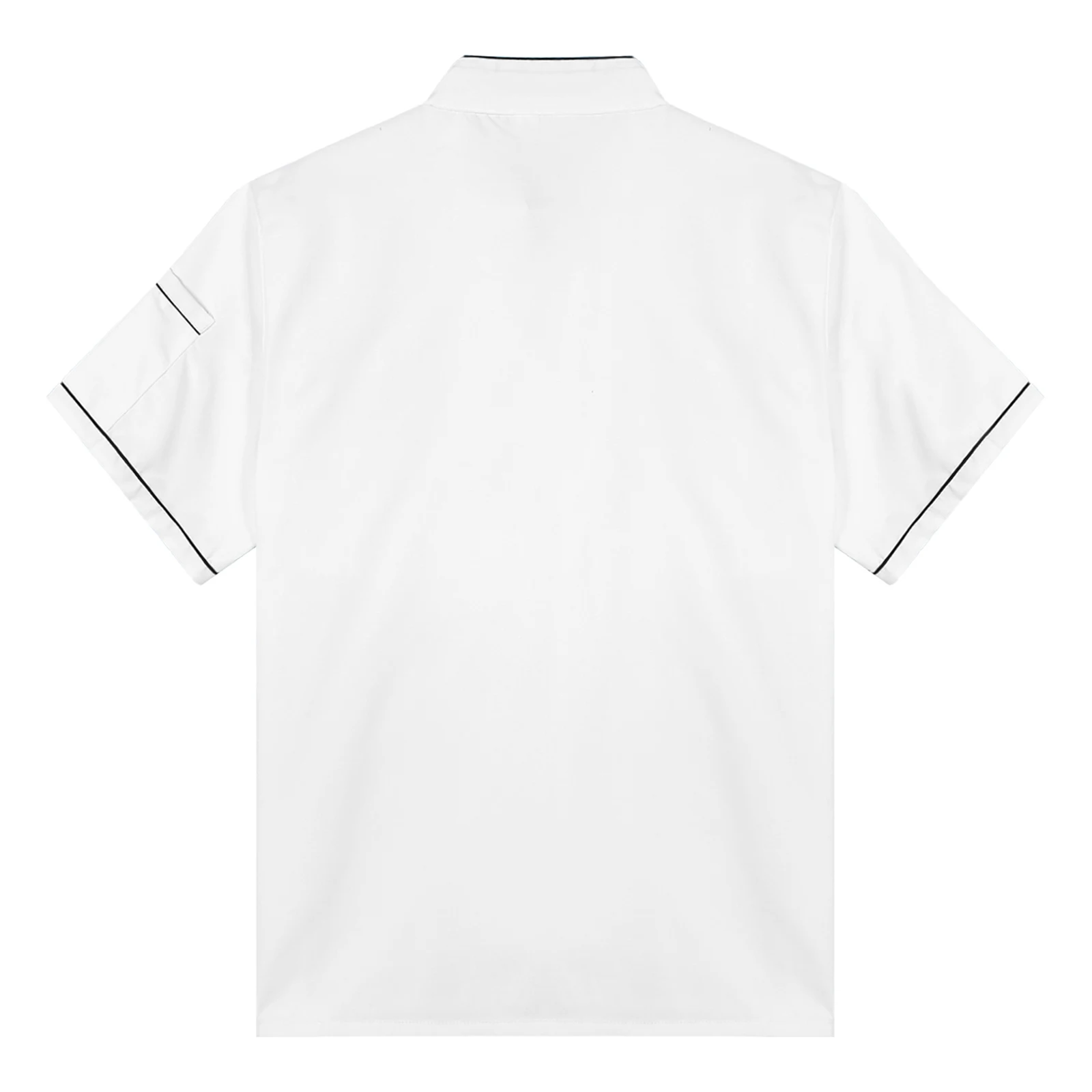 Chaqueta de Chef blanca para hombre y mujer, ropa de trabajo para Hotel, restaurante, cocina, panadería, uniforme de cocinero de manga larga/corta con bolsillos