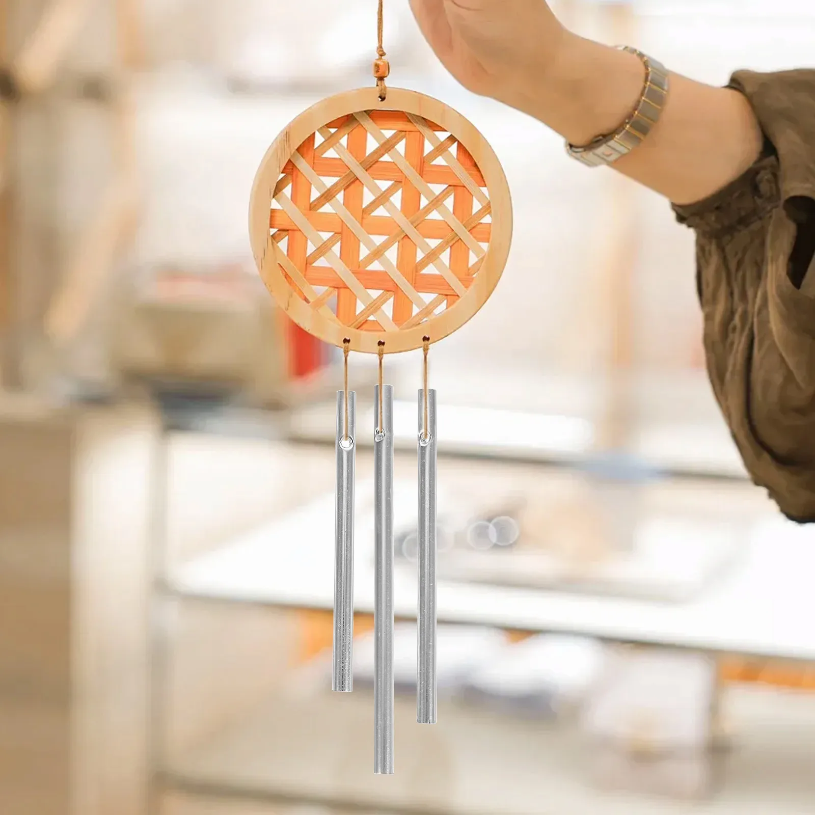 

30pcs Wind Chime Tubes Set for DIY Outdoor Home Decor Silver Aluminum Rust Resistant Craft Kit Pre-Drilled 5 Lengths Garden