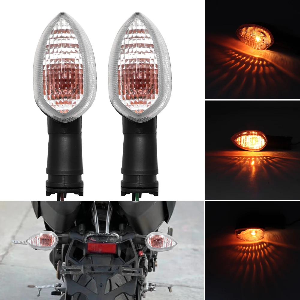 Turn Signals Blinker Motorcycles for YAMAHA YZF R1 R6 R125 R25 R3 FZ-6N XJ6 Front Rear