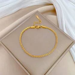 Stainless Steel Bracelet Simple and exquisite Elegant chain design Fashion Bracelet For Women Jewelry Party Gift Recommendations
