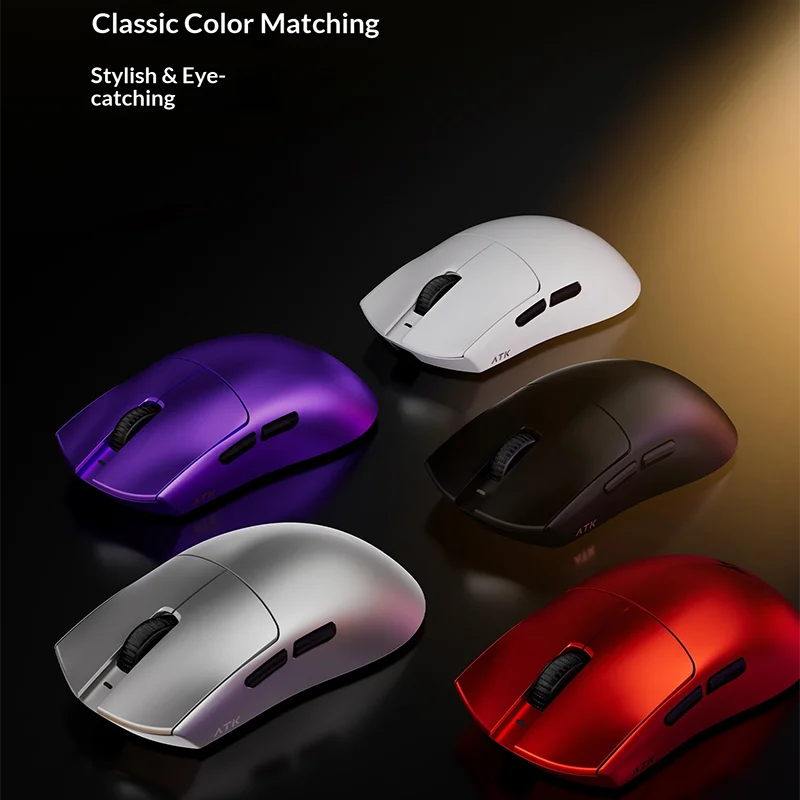 

Беспроводная игровая мышь ATK Liekong X1 V2 Master Edition, ультралегкая, 54 г, эргономичная, для больших рук, для геймеров Valorant Esports