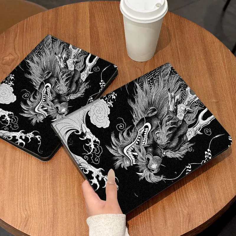 

Art Retro Dragon cool Snake For iPad Pro Air Mini 1 2 3 4 5 6 7 7th 8th 9th 10th 11th 10.2 9.7 10.5 10.9 11 12.9 Tablet Case