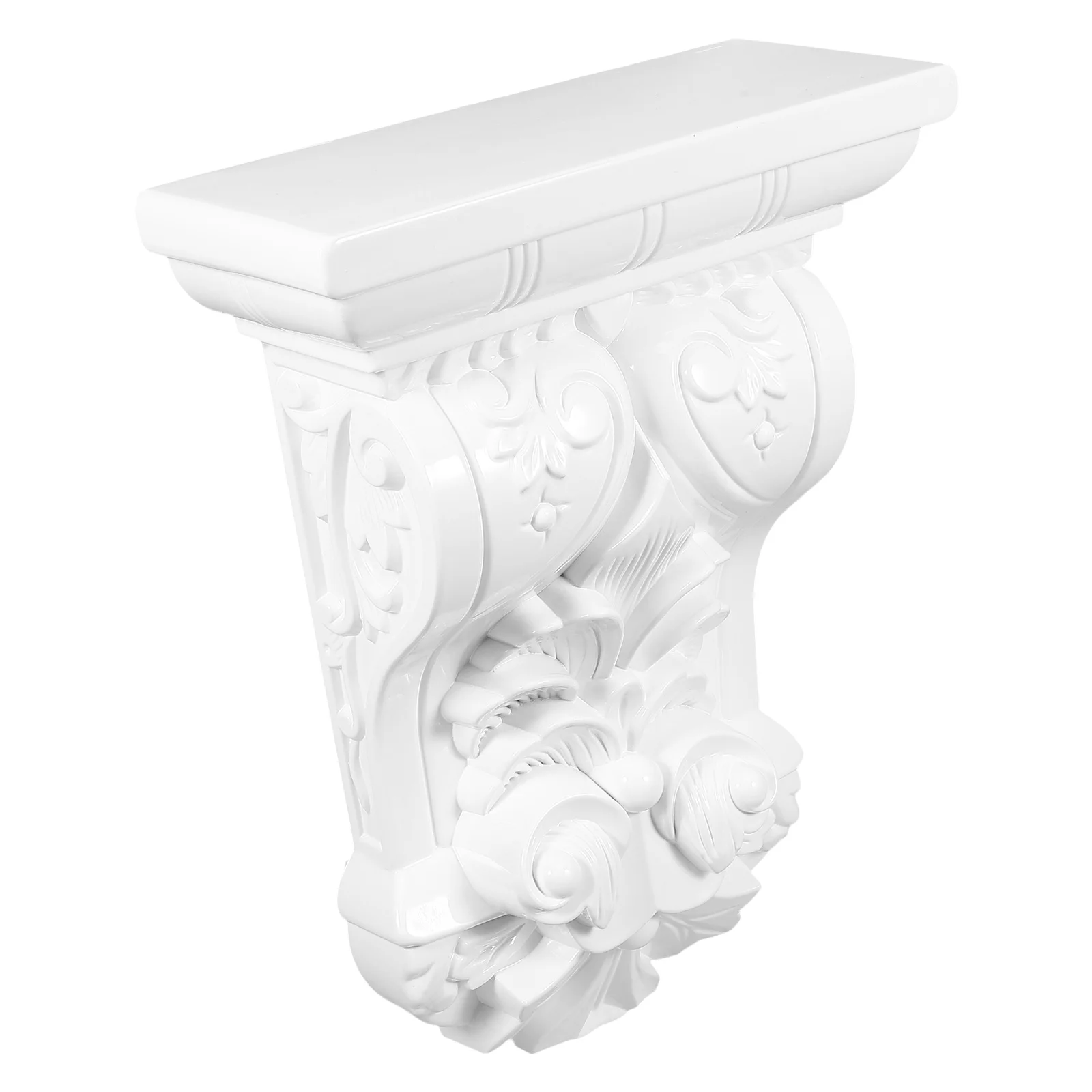 

Decorative Flower Beam Support Corbels European Style Wall Home Decor Heavy Duty ABS Hard Plastic Easy Install Carved Details