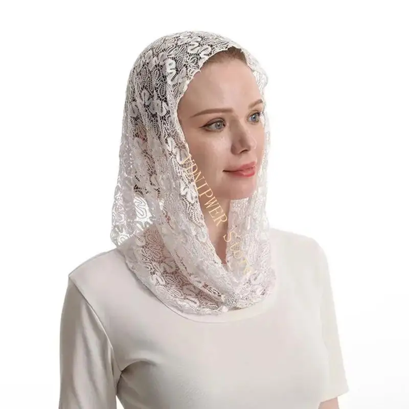 

Премиальный полиэфирный шарф с нежным кружевным дизайном функциональной головной убор для солнечных оттенков формальные встречи