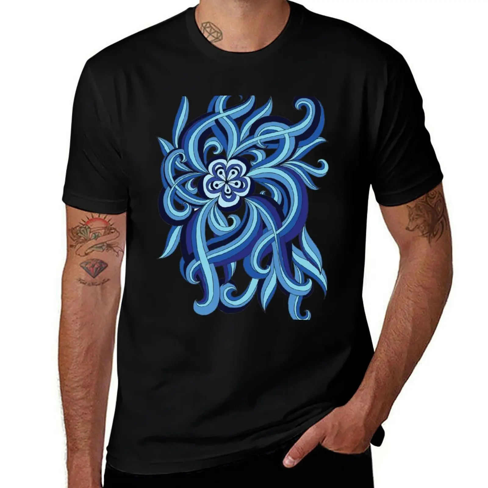 

Iris Paintbrushes T-Shirt Modern Style Print T-Shirt