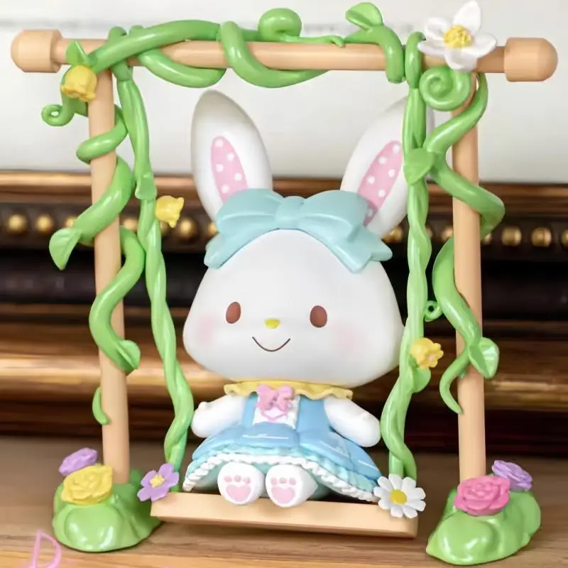 

Genuine Sanrio Spring Flower Series Blind Box Kawaii Doll Figurine Collection Desktop Ornament Surprise Toys Girl Birthday Gifts