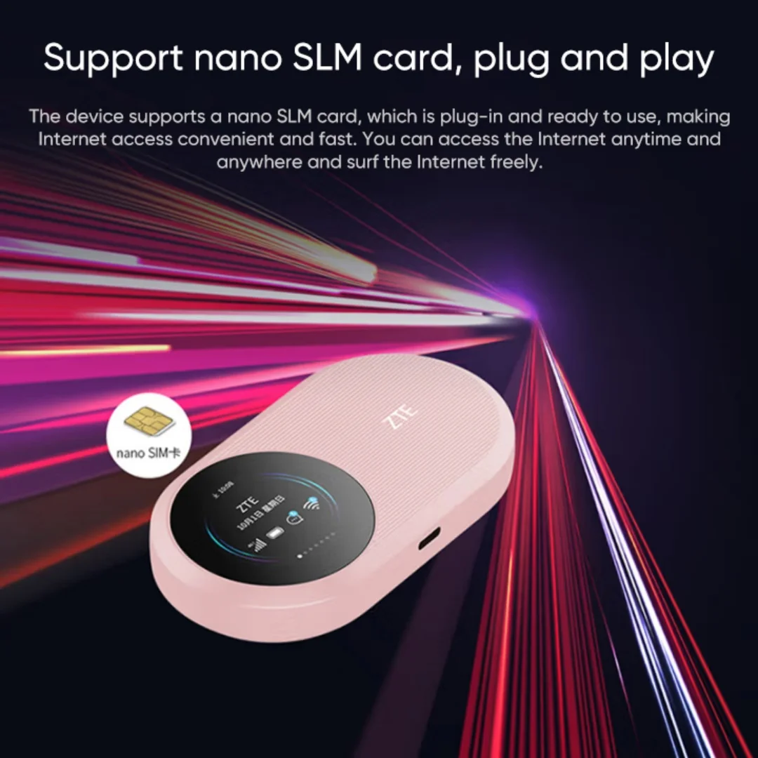 ZTE U10S Pro 4G LTE WiFi 6 جيب موزع إنترنت واي فاي 229Mbps موبايل راوتر 3000mAh بطاقة Sim مودم المحمولة السفر MiFi Hotspot 32 مستخدم