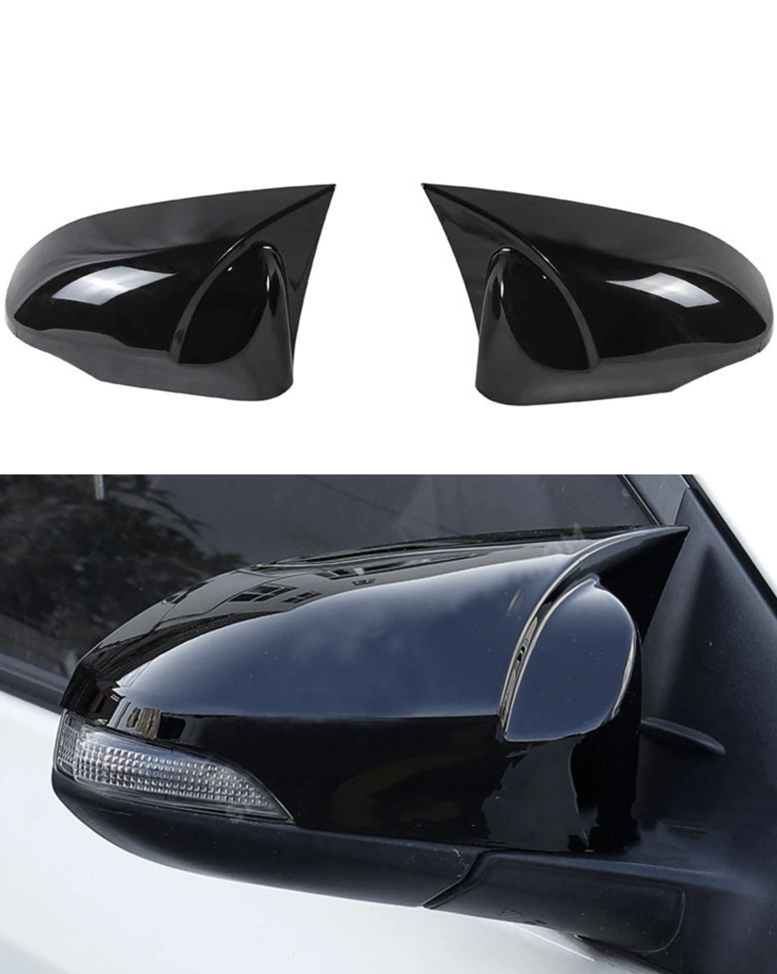 

Rearview Side Mirror Trim Cover Fit For Toyota Corolla 2014 2015 2016 2017 2018 Shell Sticker Car Styling