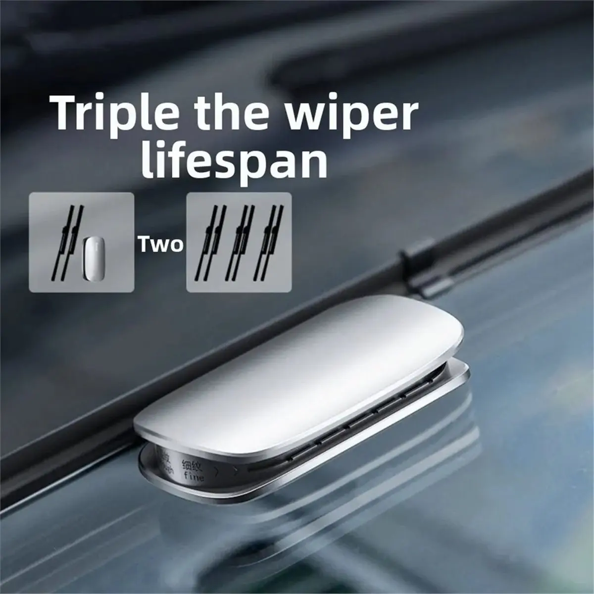 Portable Rubber Wiper Refurbishment Windshield Wiper Repair Tool for Smooth Car Windshield Maintenance [2026 MOCC]