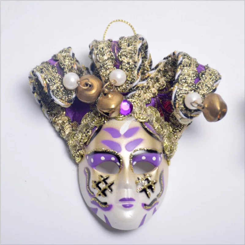 Daily Venice Mask New Cute Clown Full Face Mini Mask Pendant