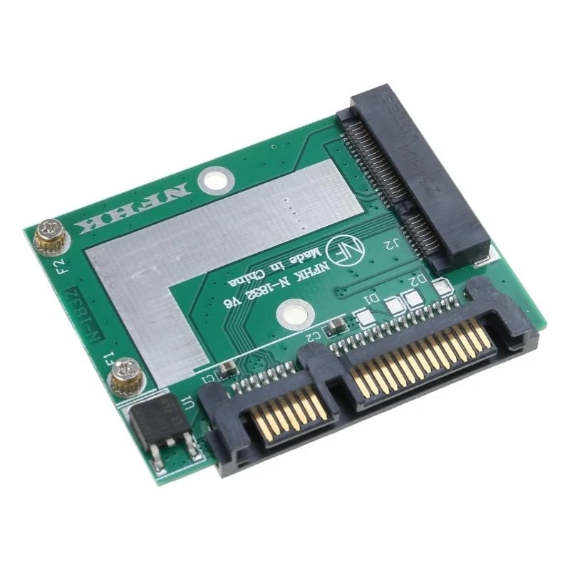 

B95C Universal Mini PCIE SSD Adapter mSATA to 2.5in SATA3 Converter Module 6Gbps Fast Integrates Drive into Laptops
