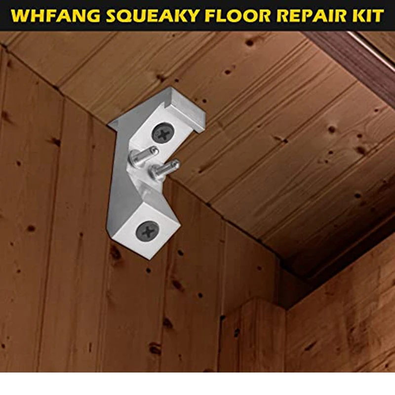 Squeaky Floor Repair Kit, Floor Repair Tool, Reconnects Subfloor To Brackets And Eliminates Squeaky Floor Sounds 6PCS Durable