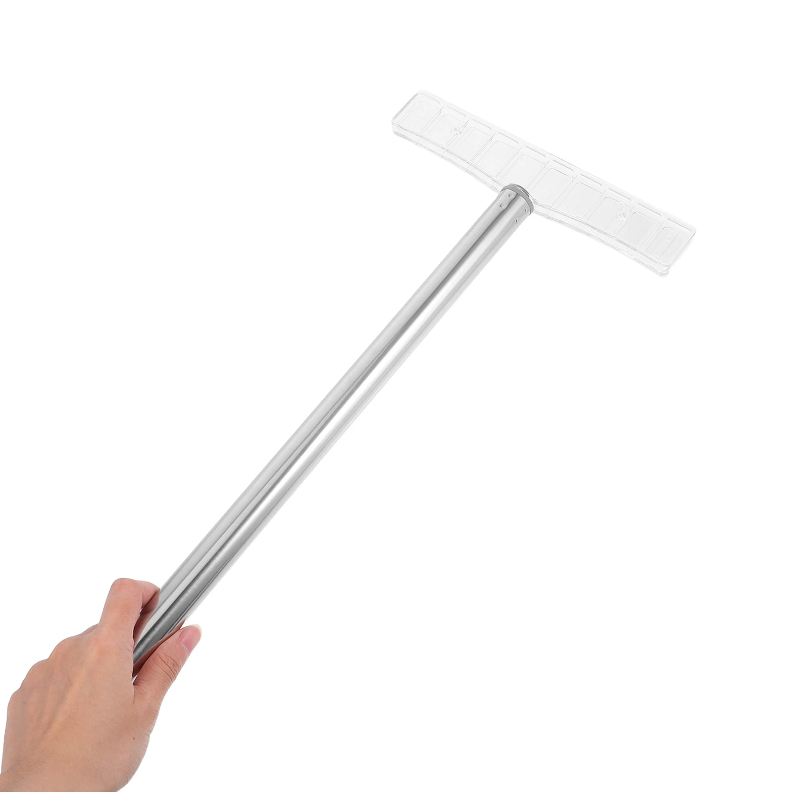 

Placard Pole Display for Signs Handheld Versatile Holder Tour Guides Silver Extendable Events