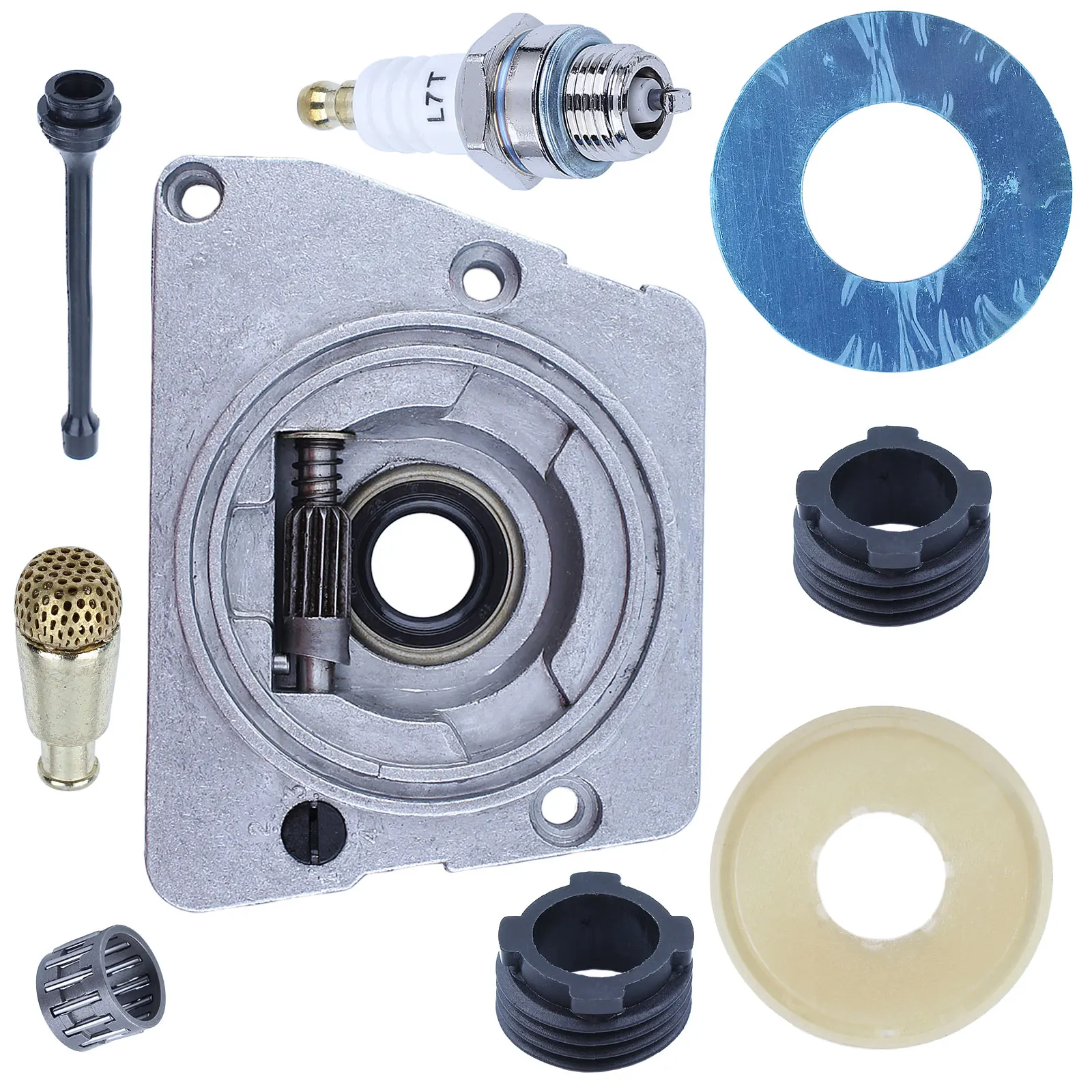Imagem -05 - Oil Pump Drive Worm Gear Clutch Dust Cover Conjunto para Husqvarna 268 272 66 61 Jonsered 625 630 670 Motosserra 501512501