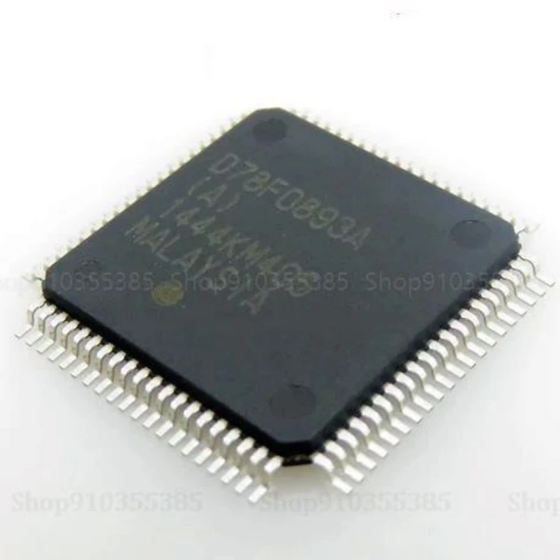 5-10pcs New D78F0893 D78F0893A D78F0893QS QFP-80 Automobile computer board microcontroller chip