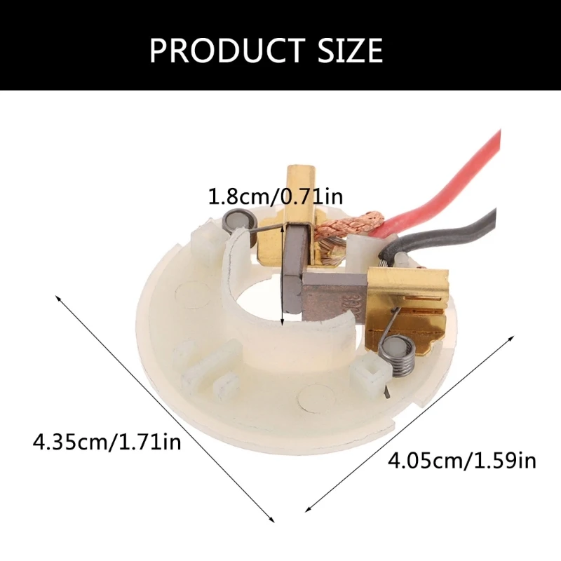 Peças motor resistentes desgaste, escovas carbono, suporte escova carbono, peça substituição adequada para