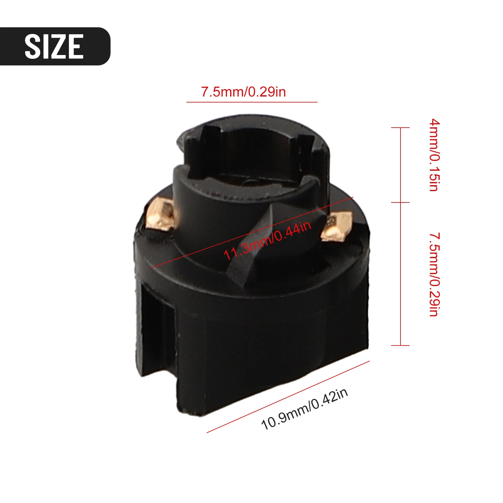 Brand New High Quality Hot Sale Bulb Holders Light Holder Panel Black Cluster Instrument Lamp Holder Socket Dash