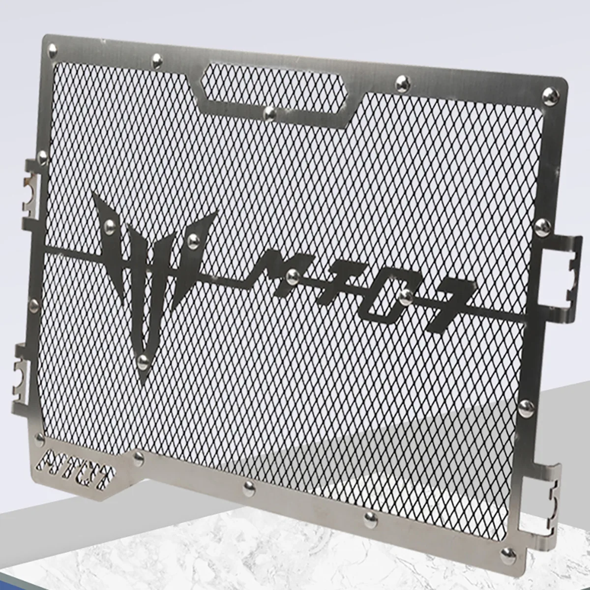 دراجة نارية المبرد الحرس مناسبة لياماها MT07 FZ-07 غطاء مصبغة الفولاذ المقاوم للصدأ 2022-2014 ، 2022 ، 2021 ، 2020 ، 2019 ، 2018 #4