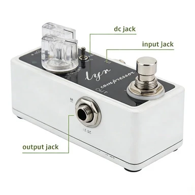 B72ABG Multi-Mode Mini Compression Guitar Effect Pedal Pedal SP Mixed Adjustable Gain 15dB