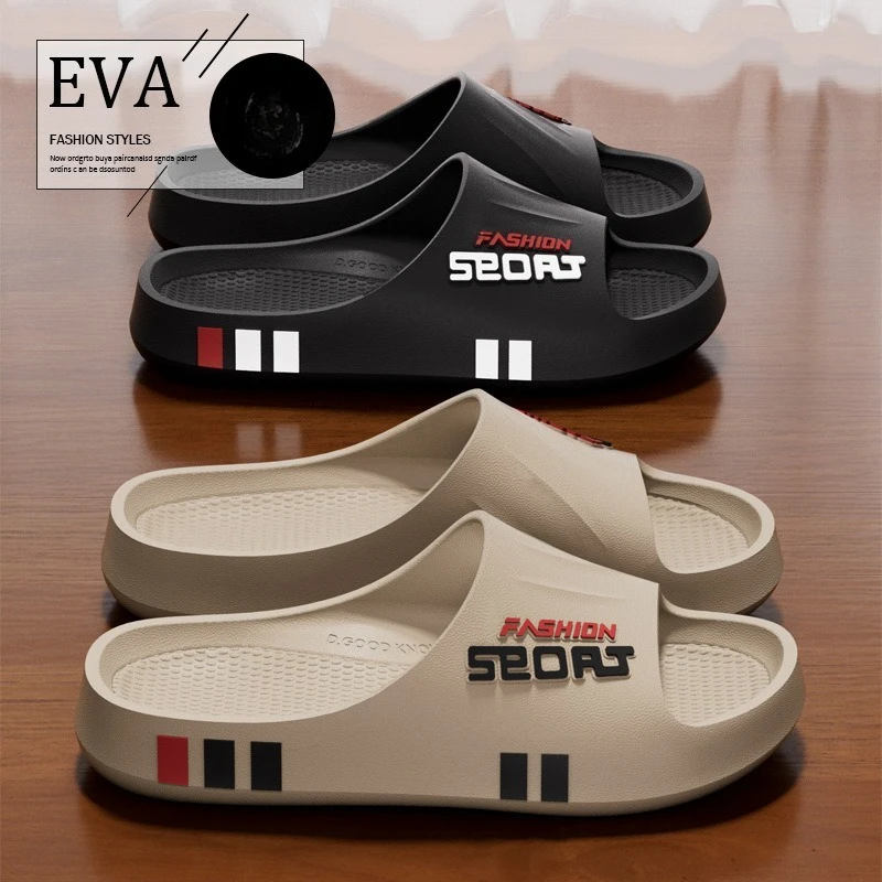 Summer Fashion Slippers For Men Sport Outdoor Sandals Bathroom Non-skid Indoor And Home Sandals For Women Couple Lovers Shoes
