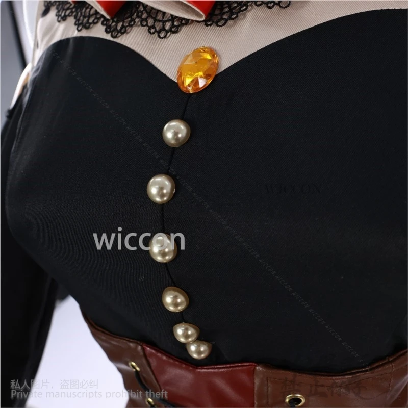 Anime Bang Dream! Ave Mujica Anime Misumi Uika Kostuum Masker Gouden Pruiken Gothic Hof Jurk Prachtige Lolita Bleke Cos Aangepast