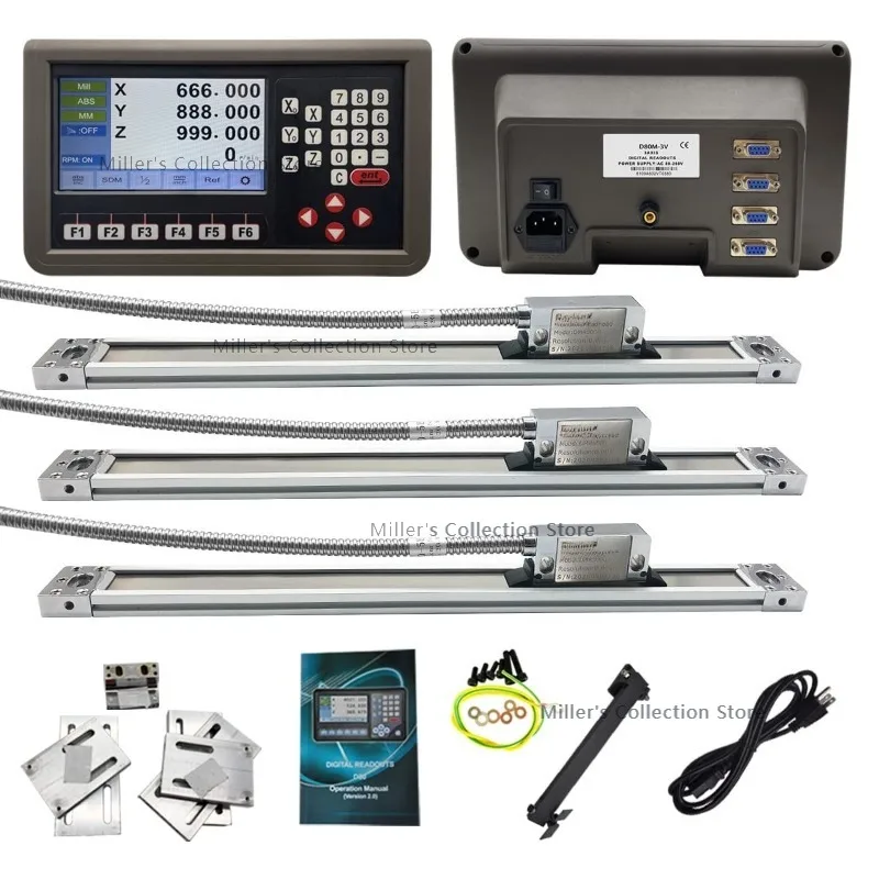 3 Axis Dro For Mill…