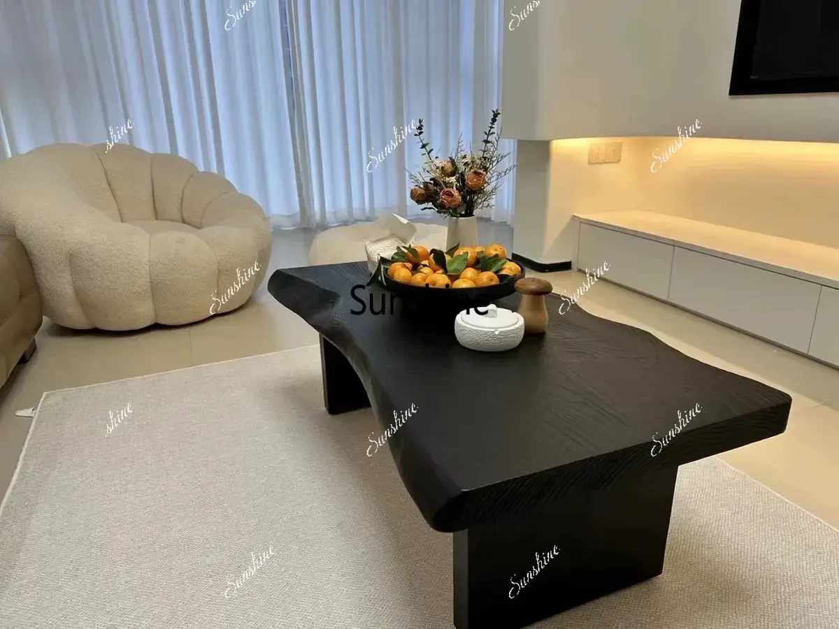 Design Extendable Coffee Table Japanese Cozy Minimalist Subtle Coffee Table Warm Earthy Stolik Kawowy Living Room Furniture