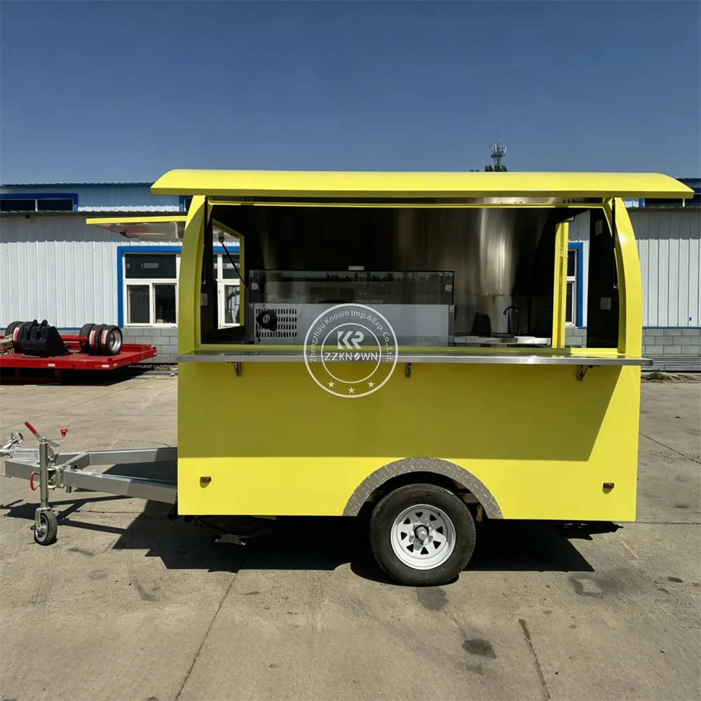 

Commercial Food Truck Mobile Restaurant Catering Truck Custom Commercial Pizza Burger Food Trailer Fully Equipped
