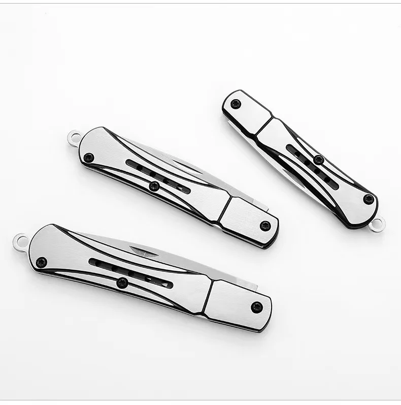 Portable Mini Utility Cutter Stainless Steel Pocket EDC Opener Keychain Cutting Tool For Package Letter Box Opening Outd - view 4
