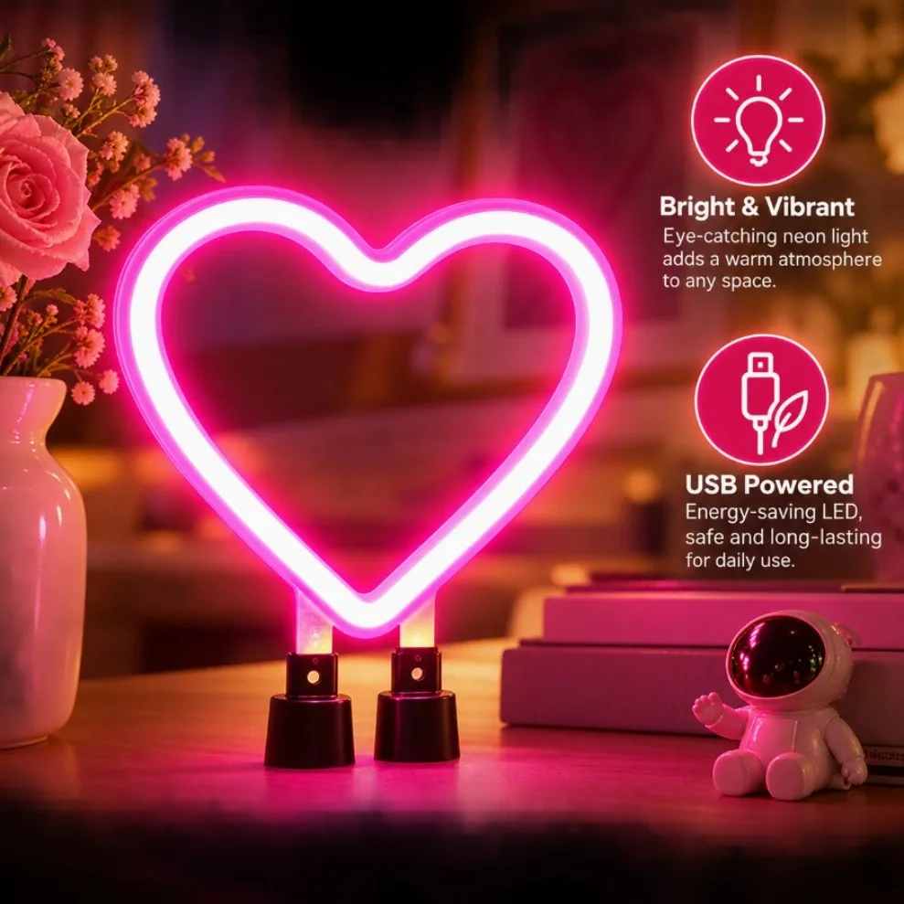 3V LED Graphic Filament DIY Edison Light Bulb Accessory Holiday Party Ambiance Light Source, Creative LED Filament for Window