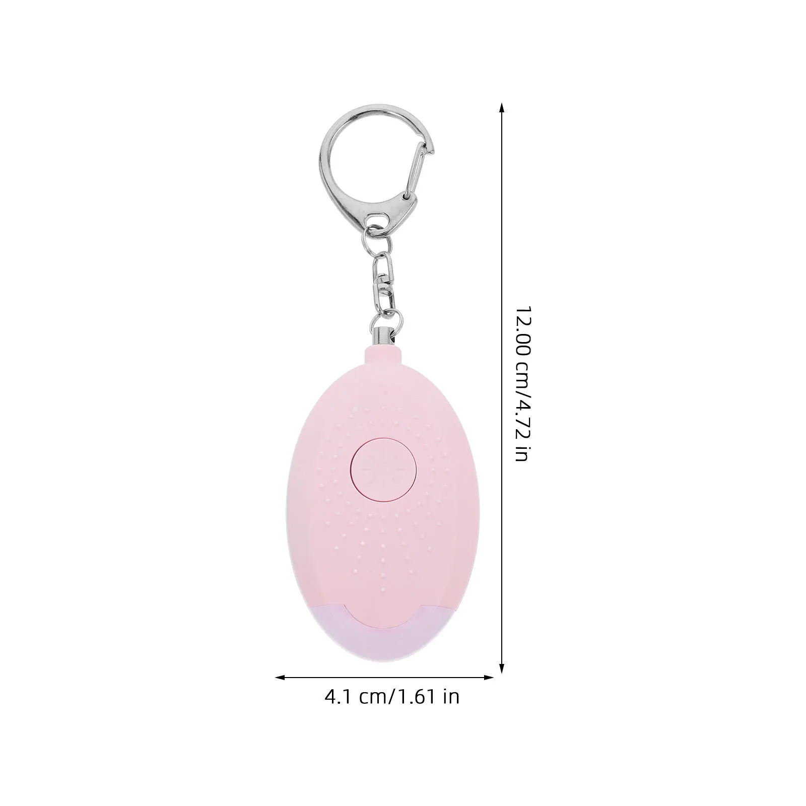 2Pcs Personal Safety Alarm Portable High Volume Siren Keychain with LED Light Emergency Security Alarm Self