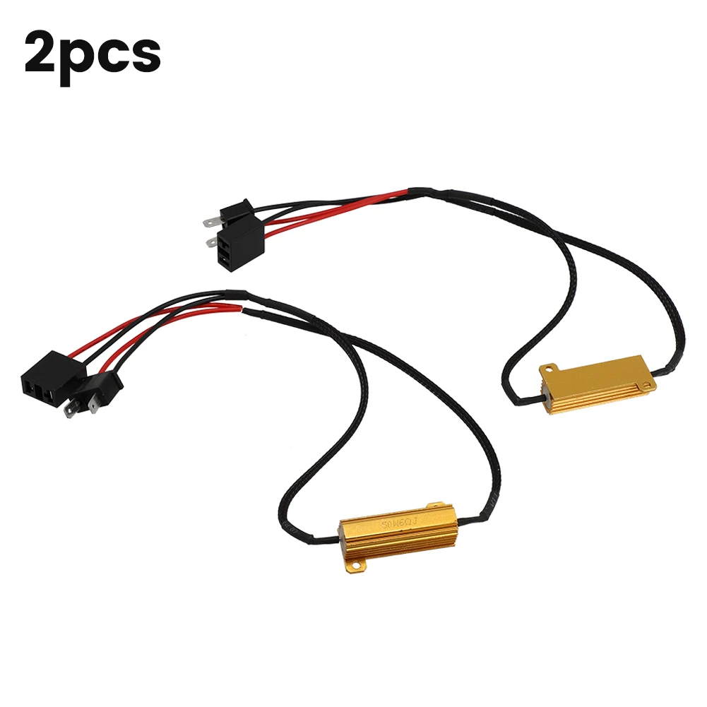 Decoder LED Decoders ABS Anti Flicker Car Accessories Error Free LED Metal Resistor Canceller 12v High Resistance