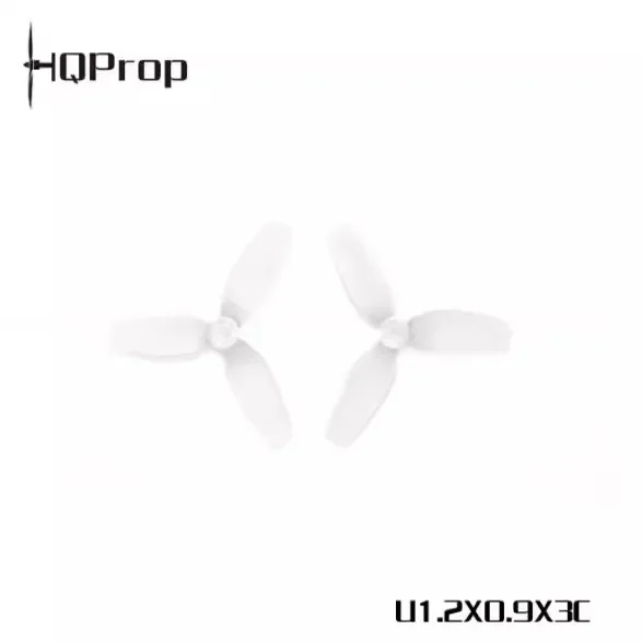 12Pairs HQprop 1.2inch Three Blades Propeller Ultralight 1.2x0.9x3(31MM)-1MM Positive Negative Props for RC FPV Drone Spare