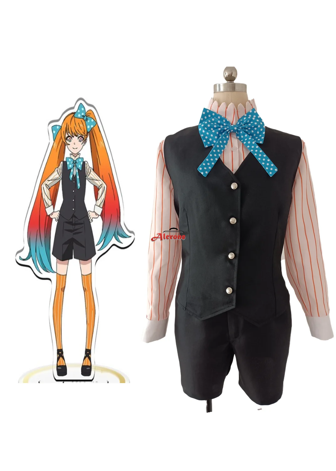 

Anime takt op Destiny Giant Cosplay Costume Uniform Woman Halloween Carnival Cosplay Giant Customized Clothes