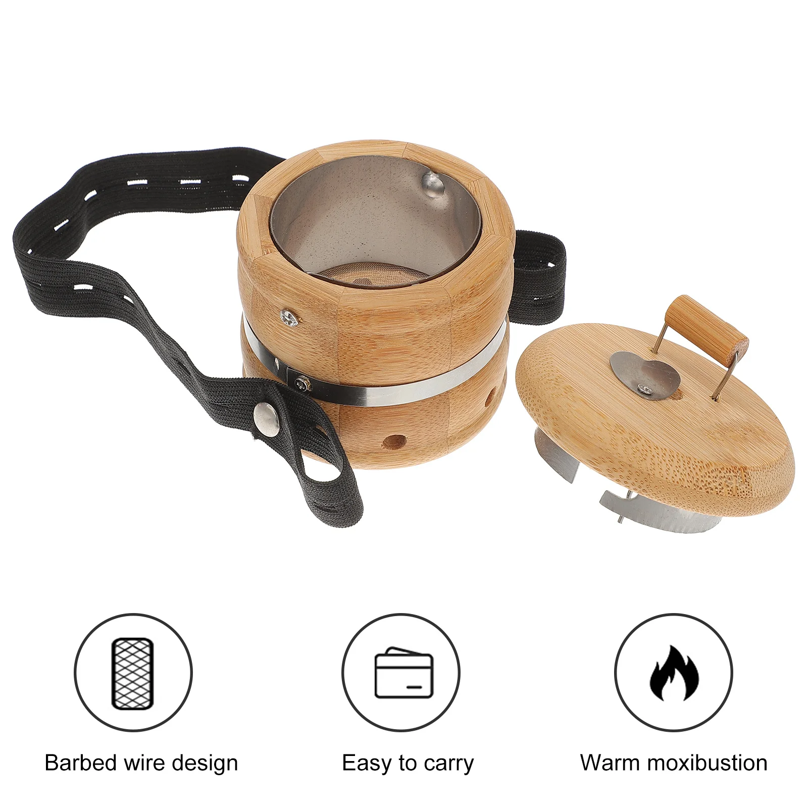 صندوق الكى لتخفيف الآلام Moxa مخروط الموقد أداة علاج تصلب العضلات التهاب المفاصل Moxa العلاج الحراري استخدام المنزل تدليك #2