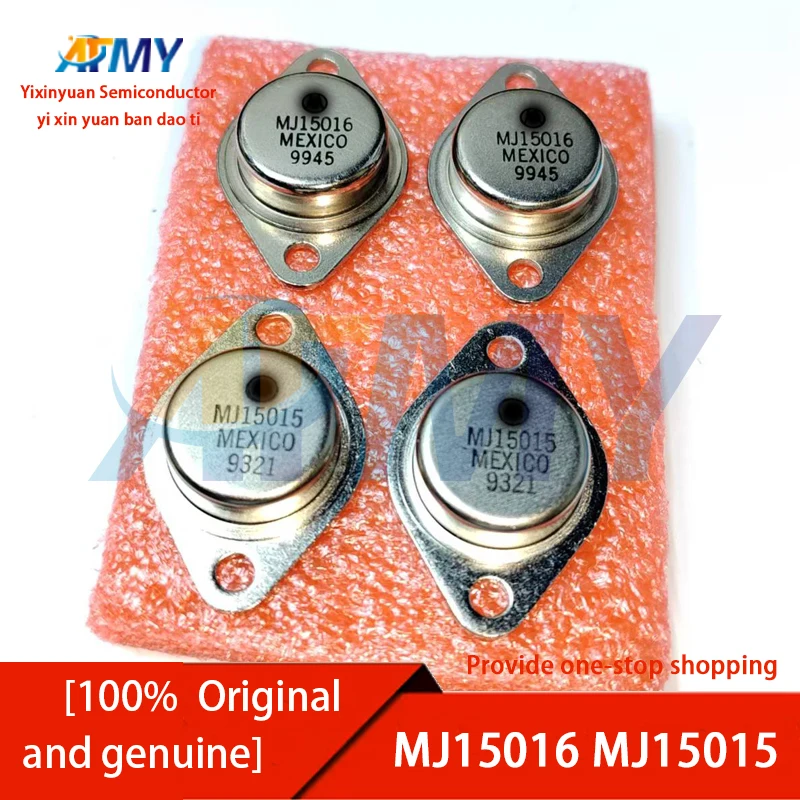 Sealed Crystal Transistor TO-3 Sealed Triode MJ11015 MJ11016 MJ15016 MJ15015 MJ15025 MJ15024 MJ21193 MJ21194 MJ21194 MJ21193 for