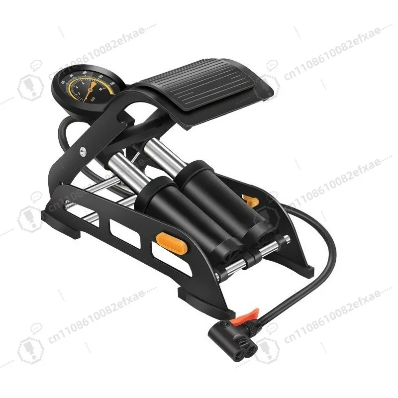 

High Pressure Foot Pedal Inflator, New Double Cylinder Design, Portable Air Pump for Car and Home Use